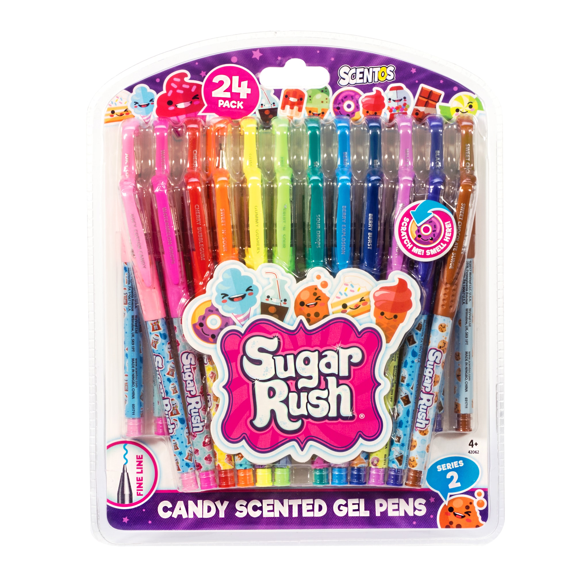 24 Sugar Rush Gel Pens – Scented