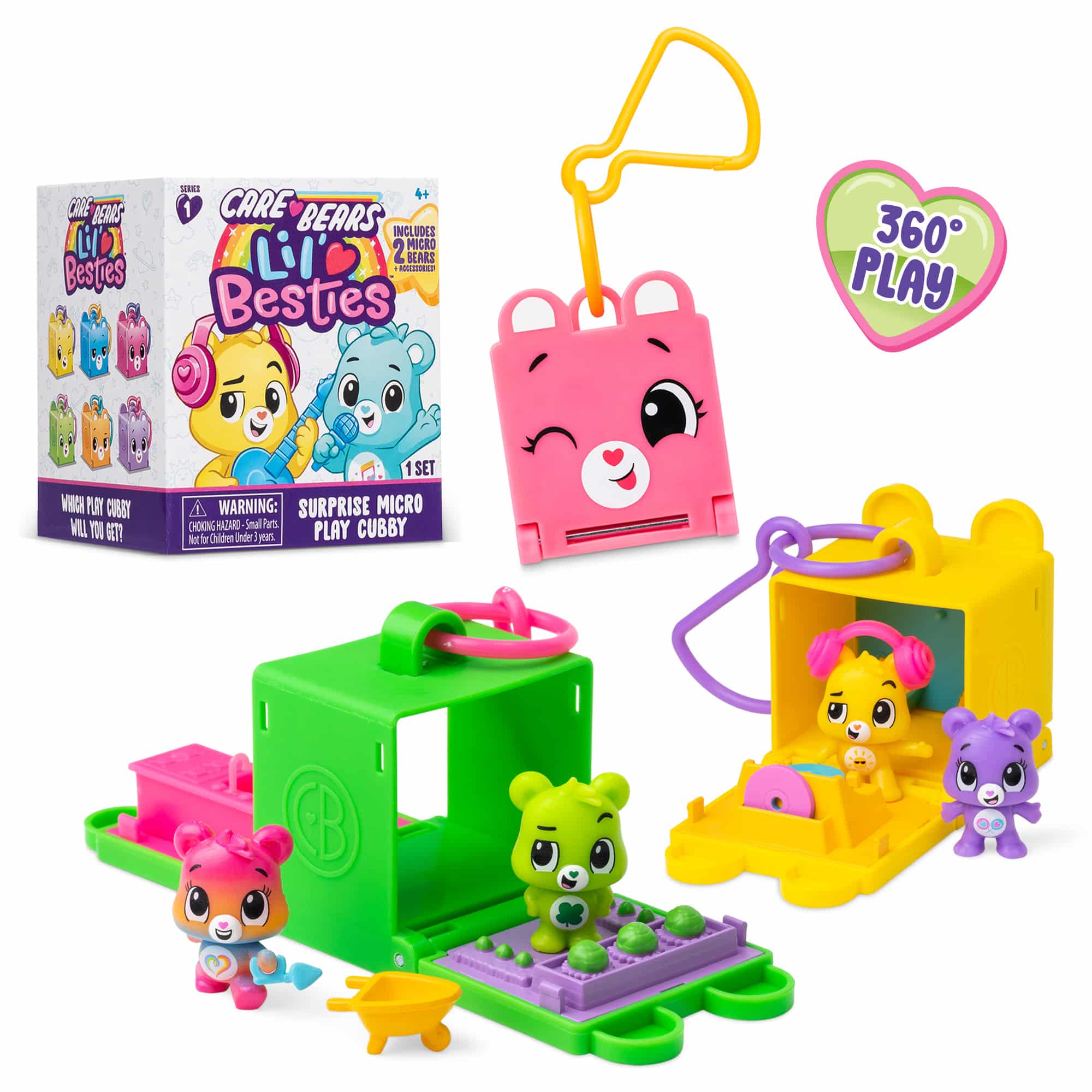 Care Bears – Lil' Besties Surprise Play Cubbies